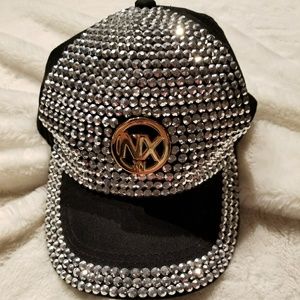 Hat with diamonds